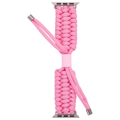 Stretch Plain Silicone Bean Watch Band For Apple Watch Ultra 49mm(Light Pink) by bashfashion