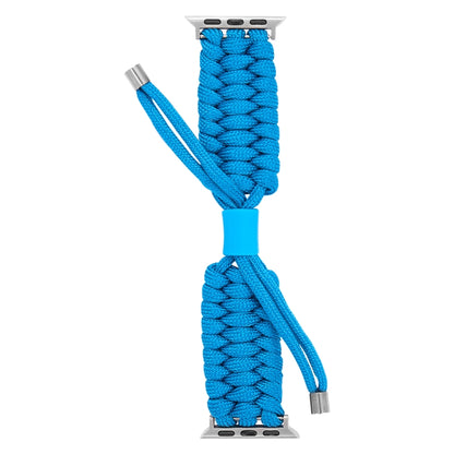 Stretch Plain Silicone Bean Watch Band For Apple Watch 7 45mm(Sky Blue) by bashfashion