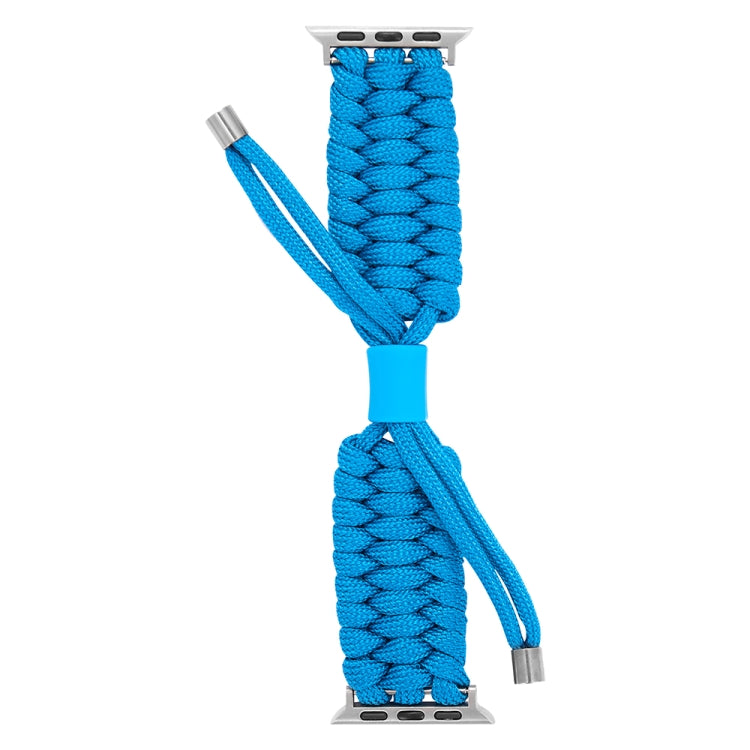 Stretch Plain Silicone Bean Watch Band For Apple Watch SE 2022 44mm(Sky Blue) by bashfashion