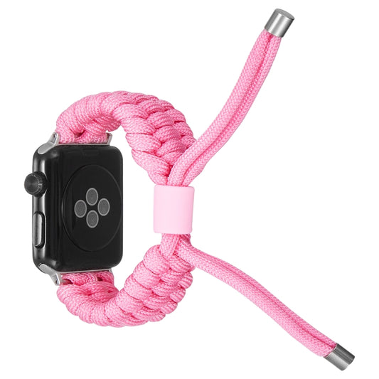Stretch Plain Silicone Bean Watch Band For Apple Watch 4 44mm(Light Pink) by bashfashion