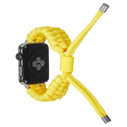 Stretch Plain Silicone Bean Watch Band For Apple Watch 2 38mm(Yellow) by bashfashion