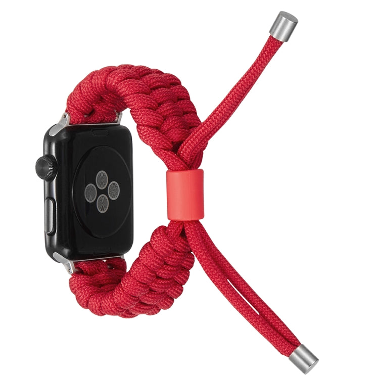 Stretch Plain Silicone Bean Watch Band For Apple Watch 2 42 mm(Red) by bashfashion