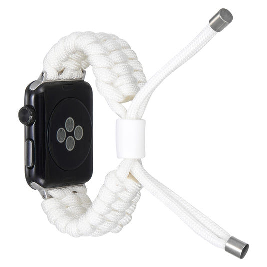 Stretch Plain Silicone Bean Watch Band For Apple Watch 42mm(White) by bashfashion