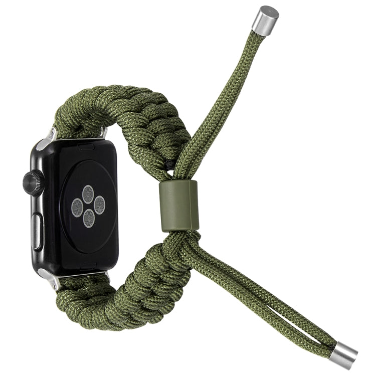 Stretch Plain Silicone Bean Watch Band For Apple Watch 42mm(Army Green) by bashfashion