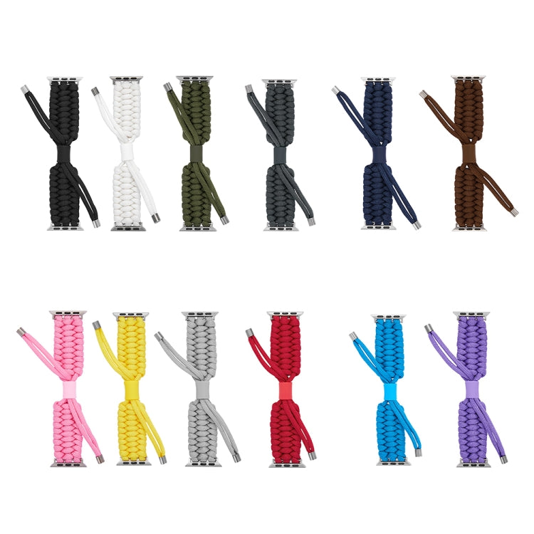 Stretch Plain Silicone Bean Watch Band For Apple Watch 6 40mm(Red) by bashfashion