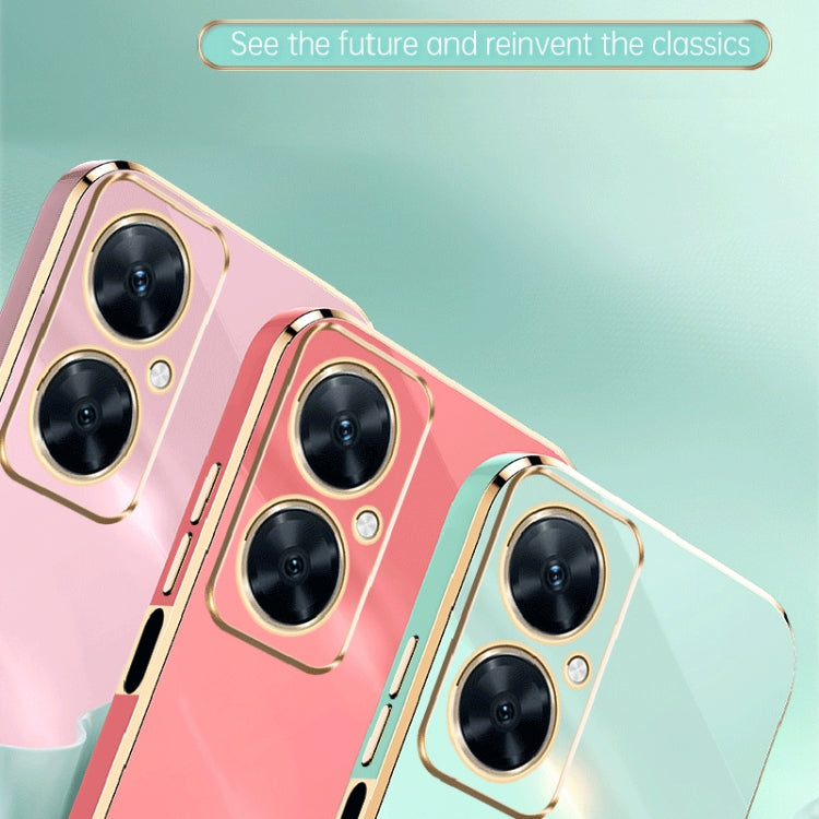 For Huawei Maimang 20 XINLI Straight Edge 6D Electroplate TPU Phone Case(Celestial Blue) by XINLI