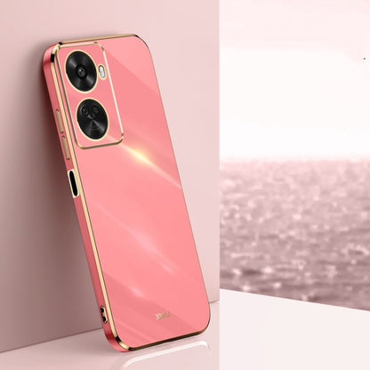 For Huawei Nova 11 SE XINLI Straight Edge 6D Electroplate TPU Phone Case(Hawthorn Red) by XINLI