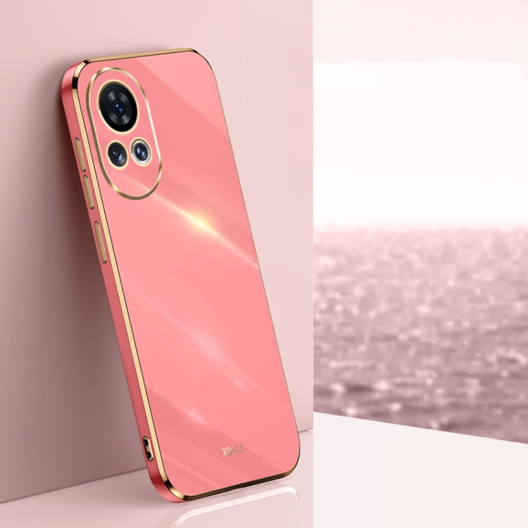 For Huawei nova 12 Pro XINLI Straight Edge 6D Electroplate TPU Phone Case(Hawthorn Red) by XINLI