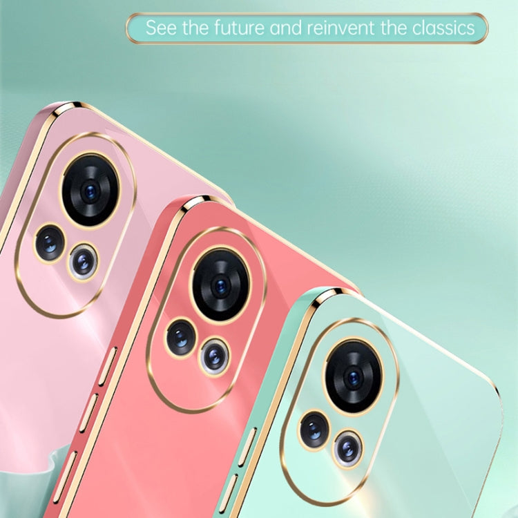 For Huawei nova 12 XINLI Straight Edge 6D Electroplate TPU Phone Case(White) by XINLI