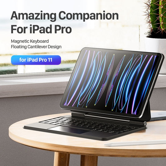 DUX DUCIS MK Series Floating Magnetic Keyboard Tablet Leather Case For iPad Pro 11 2022 / Air 11 2024 by DUX DUCIS