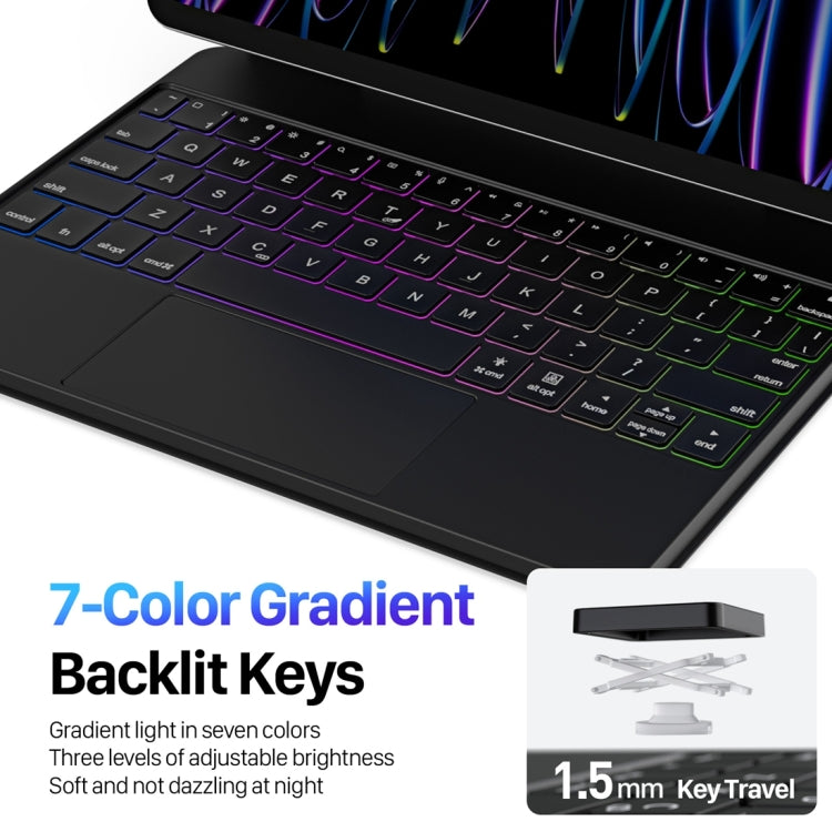 DUX DUCIS MK Series Floating Magnetic Keyboard Tablet Leather Case For iPad Pro 11 2022 / Air 11 2024 by DUX DUCIS