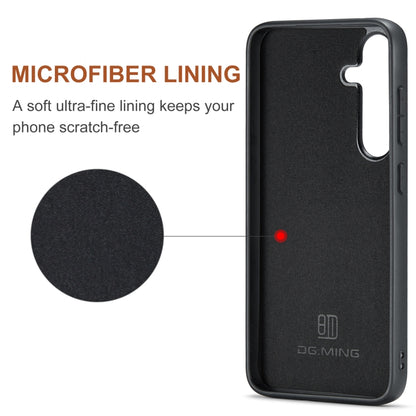 For Samsung Galaxy S24 5G DG.MING M2 Series 3-Fold Multi Card Bag + Magnetic Phone Case(Black) by DG.MING