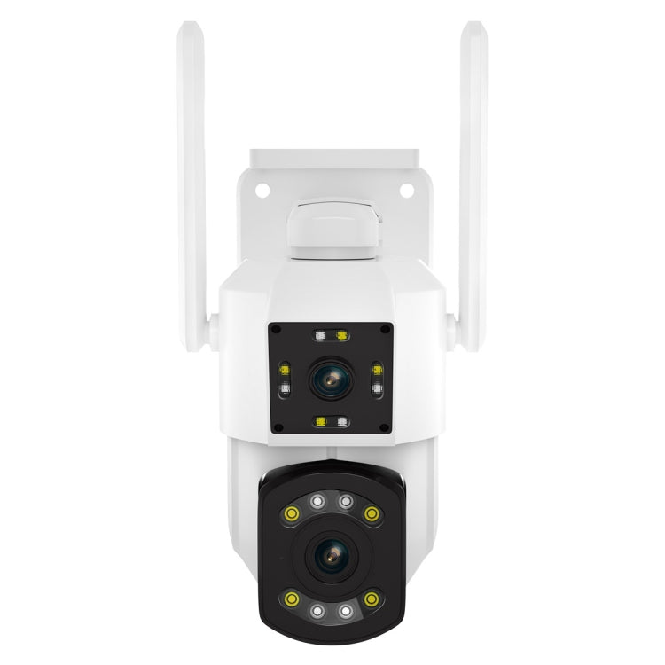 ESCAM PT210 2x3MP Dual Lens Dual Screen Monitor WiFi Camera Support Two-way Voice & Motion Detection & Cloud Storage(UK Plug) by ESCAM