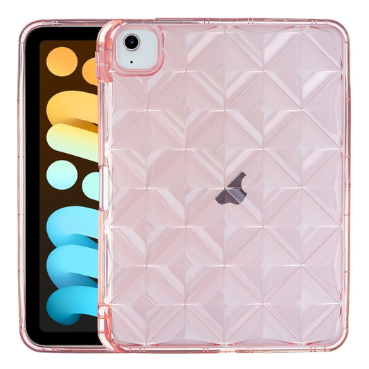 Diamond Texture TPU Airbag Tablet Case For iPad mini 6 / mini 2024(Pink) by bashfashion