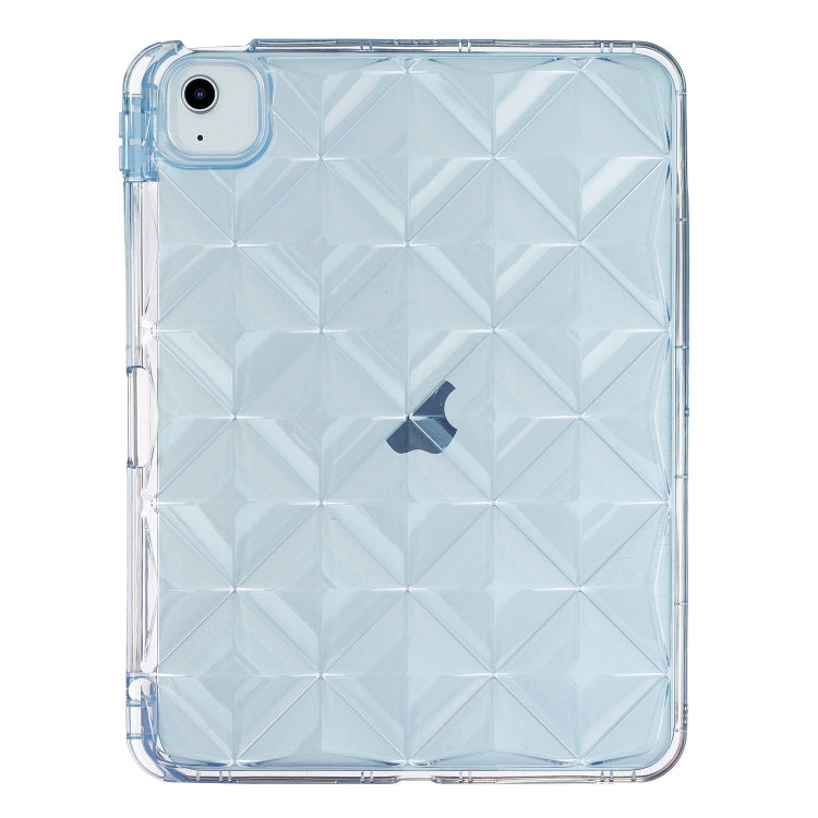 Diamond Texture TPU Airbag Tablet Case For iPad 2025 / 2022(Blue) by bashfashion