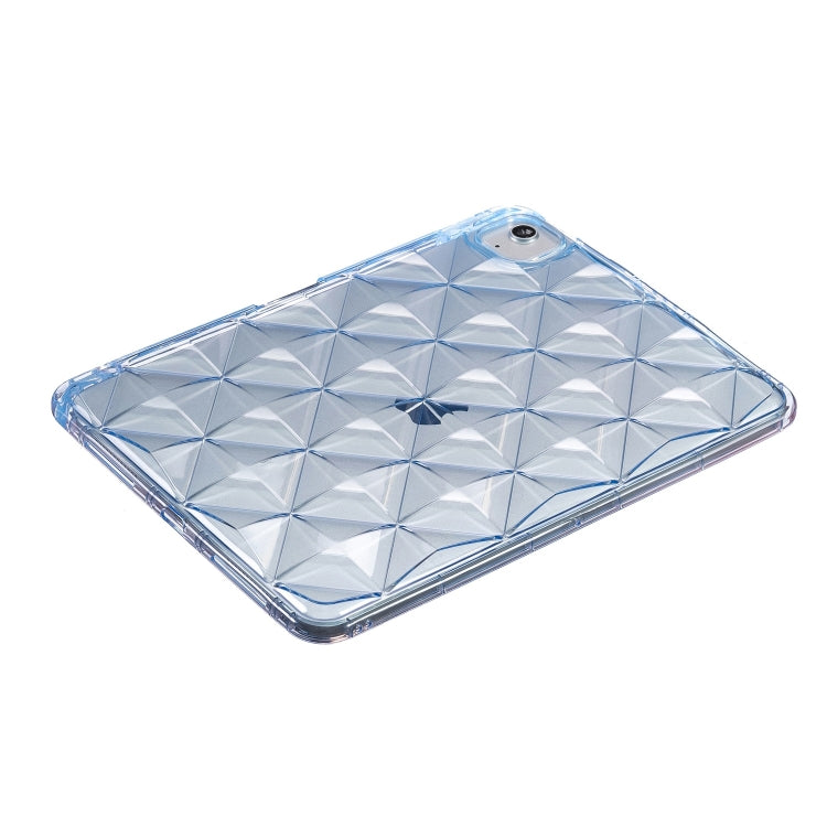 Diamond Texture TPU Airbag Tablet Case For iPad 2025 / 2022(Blue) by bashfashion