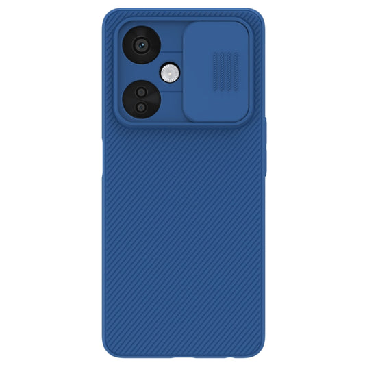For OnePlus Nord CE 3 Lite NILLKIN Black Mirror Series Camshield PC Phone Case(Blue) by NILLKIN