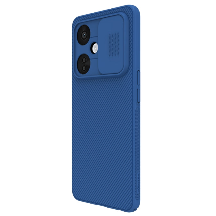 For OnePlus Nord CE 3 Lite NILLKIN Black Mirror Series Camshield PC Phone Case(Blue) by NILLKIN