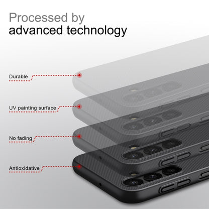 For Samsung Galaxy A24 4G NILLKIN Frosted PC Phone Case(Blue) by NILLKIN