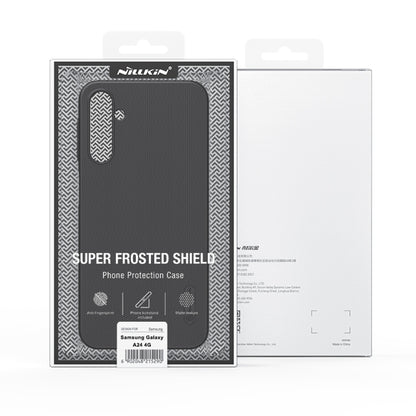 For Samsung Galaxy A24 4G NILLKIN Frosted PC Phone Case(Blue) by NILLKIN