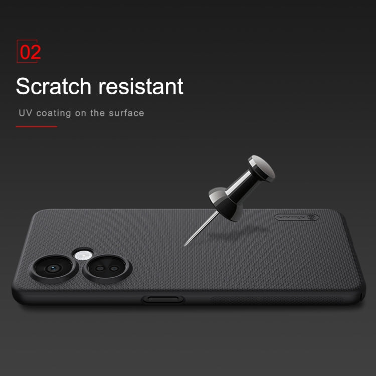 For OnePlus Nord CE 3 Lite NILLKIN Frosted PC Phone Case(Blue) by NILLKIN