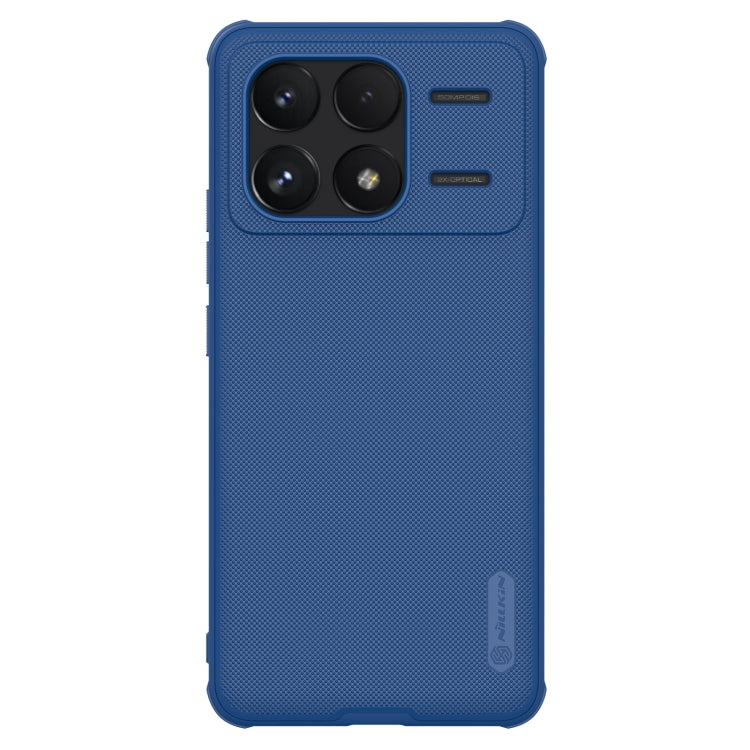 For Xiaomi Redmi K70 / K70 Pro NILLKIN Frosted Shield Pro PC + TPU Phone Case(Blue) by NILLKIN