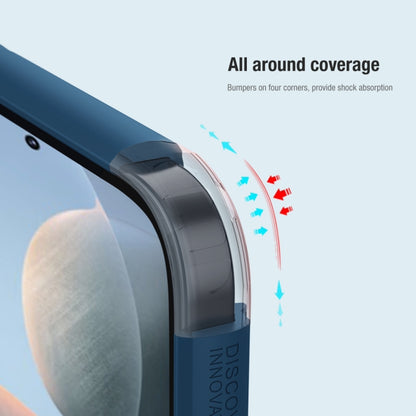 For Xiaomi Redmi K70 / K70 Pro NILLKIN Frosted Shield Pro PC + TPU Phone Case(Blue) by NILLKIN