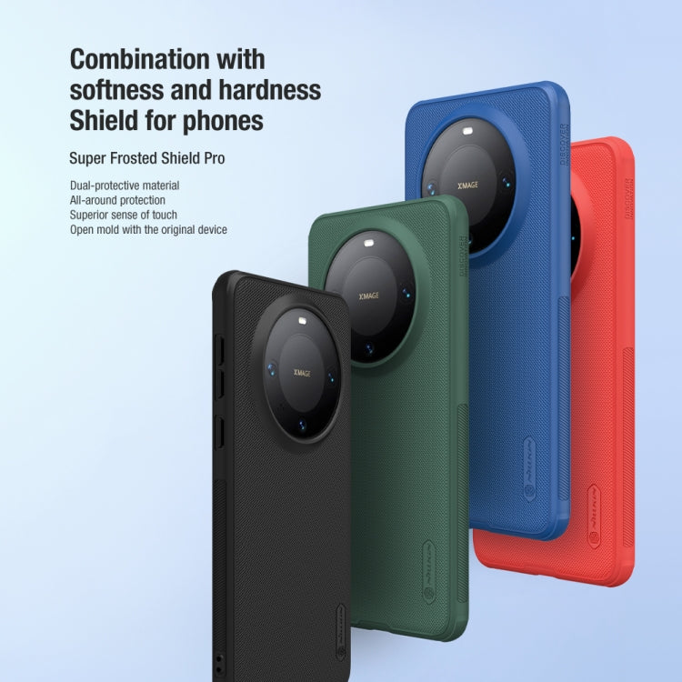 For Huawei Mate 60 NILLKIN Frosted Shield Pro PC + TPU Phone Case(Blue) by NILLKIN