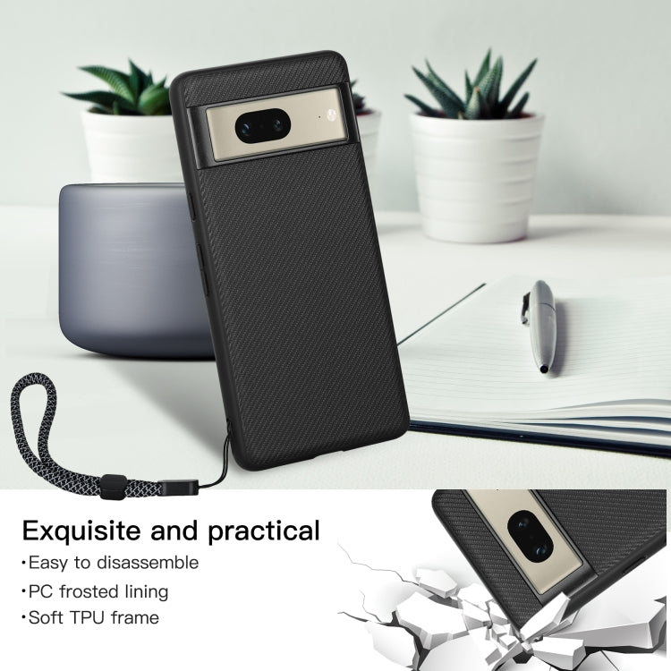 For Google Pixel 7 ViLi TC Series Kevlar Carbon Fiber Texture Phone Case(Black) by ViLi