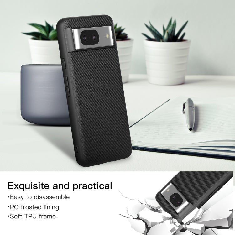 For Google Pixel 8 ViLi TC Series Kevlar Carbon Fiber Texture Phone Case(Black) by ViLi