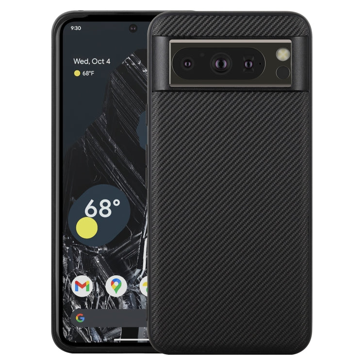 For Google Pixel 8 Pro ViLi TC Series Kevlar Carbon Fiber Texture Phone Case(Black) by ViLi