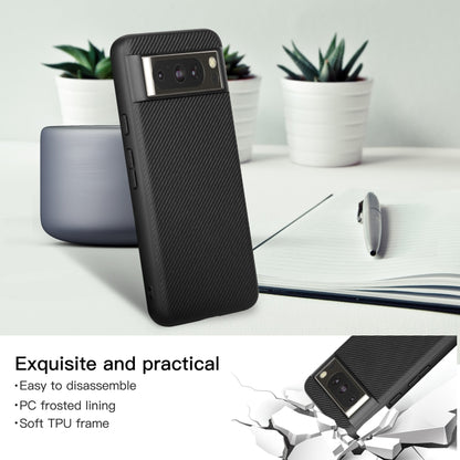 For Google Pixel 8 Pro ViLi TC Series Kevlar Carbon Fiber Texture Phone Case(Black) by ViLi