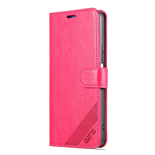 For Honor X50i AZNS Sheepskin Texture Flip Leather Phone Case(Red) by AZNS