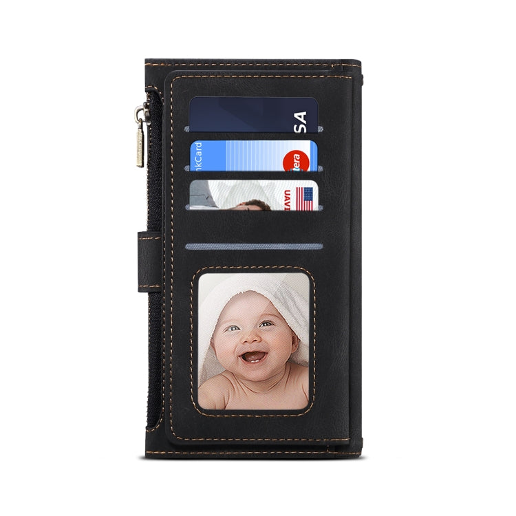 For Google Pixel 8 ESEBLE Retro Frosted RFID Flip Leather Phone Case(Black) by ESEBLE