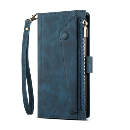 For Google Pixel 8 ESEBLE Retro Frosted RFID Flip Leather Phone Case(Dark Green) by ESEBLE