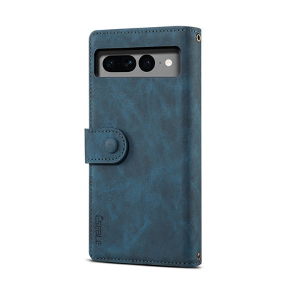 For Google Pixel 8 ESEBLE Retro Frosted RFID Flip Leather Phone Case(Dark Green) by ESEBLE