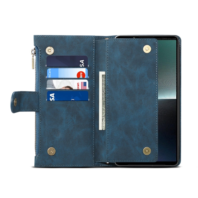 For Google Pixel 8 ESEBLE Retro Frosted RFID Flip Leather Phone Case(Dark Green) by ESEBLE