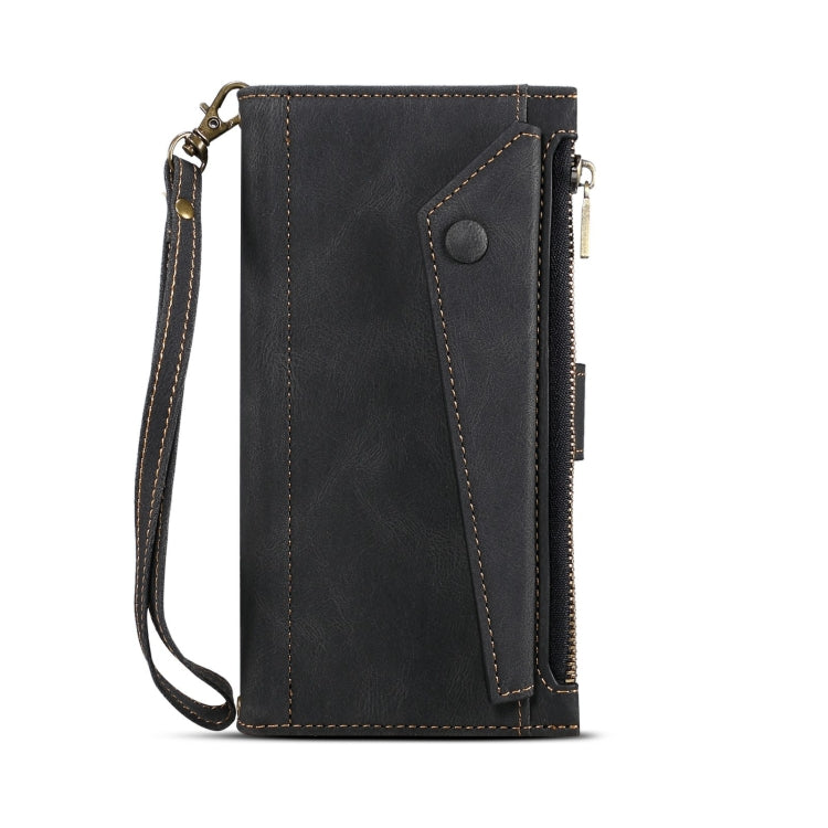 For Google Pixel 8A ESEBLE Retro Frosted RFID Flip Leather Phone Case(Black) by ESEBLE