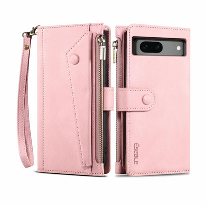 For Google Pixel 8A ESEBLE Retro Frosted RFID Flip Leather Phone Case(Rose Gold) by ESEBLE