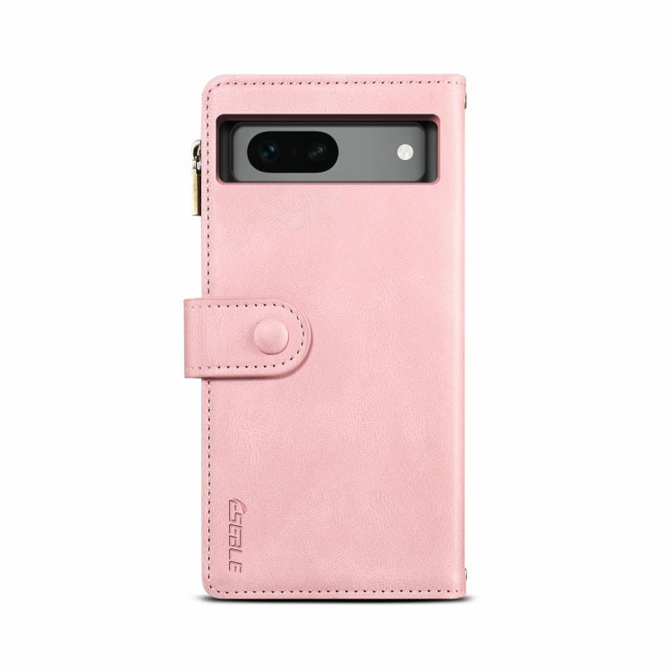 For Google Pixel 8A ESEBLE Retro Frosted RFID Flip Leather Phone Case(Rose Gold) by ESEBLE