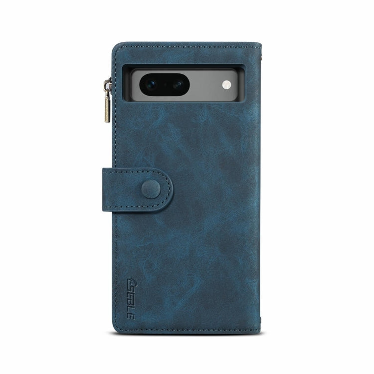 For Google Pixel 8A ESEBLE Retro Frosted RFID Flip Leather Phone Case(Dark Green) by ESEBLE