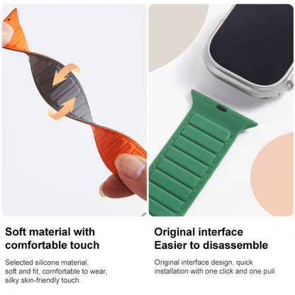 For Apple Watch SE 2022 40mm Loop Magnetic Silicone Watch Band(Midnight Blue) by bashfashion
