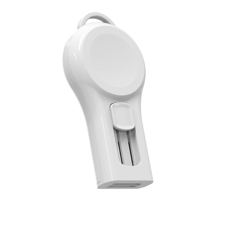 USB Portable Wireless Magnetic Suction Charger(White) by bashfashion