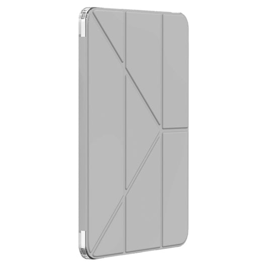 For iPad Pro 11 2025 / 2024 Mutural Deformation Stand Smart Leather Tablet Case(Grey) by Mutural