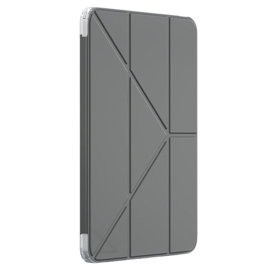 For iPad Pro 11 2025 / 2024 Mutural Deformation Stand Smart Leather Tablet Case(Black) by Mutural