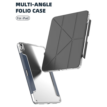 For iPad Air 2022 / 2020 10.9 Mutural Deformation Stand Smart Leather Tablet Case(Grey) by Mutural