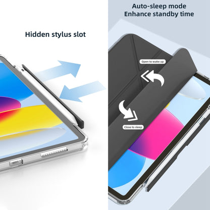 For iPad Air 11 2025 / 2024 Mutural Deformation Stand Smart Leather Tablet Case(Grey) by Mutural