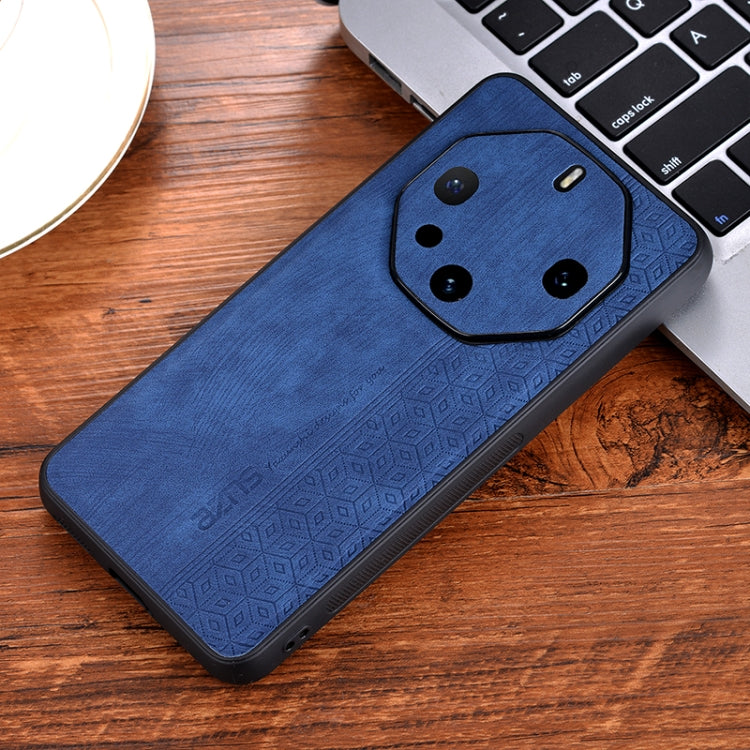 For Huawei Mate 60 RS Ultimate AZNS 3D Embossed Skin Feel Phone Case(Sapphire Blue) by AZNS
