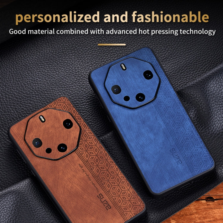 For Huawei Mate 60 RS Ultimate AZNS 3D Embossed Skin Feel Phone Case(Sapphire Blue) by AZNS