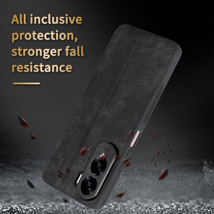 For Honor X50i AZNS 3D Embossed Skin Feel Phone Case(Sapphire Blue) by AZNS